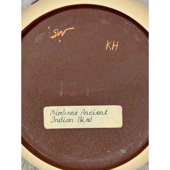 Vintage Hand-Painted Mimbres Native American Tribal Pottery Vase - Picture 7 of 7